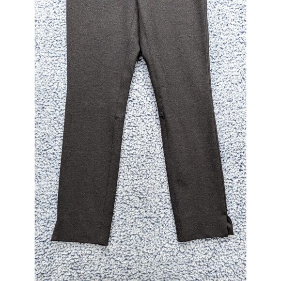 Via Masini 80 High Rise Pull On Pants Size 40 Knit Crop Tapered Stretch Gray - Picture 5 of 12
